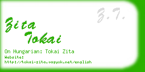 zita tokai business card